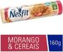 Imagem de Kit c/ 2 bolacha Nesfit Biscoito Morango e Cereais 160g