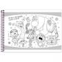 Imagem de Kit c/ 2 Caderno de Desenho Divertidamente Capa Dura 80 Fls