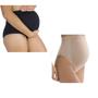 Imagem de Kit C/ 2 Calcinhas Gestante Sem Costura Loba Lupo Tamanho:MCor:PretoTamanho:MCor:BegeNaturalPeach