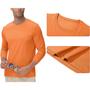 Imagem de Kit c/2 Camiseta PROTEÇÃO SOLAR UV50+ Masculina ML Térmica Fitness Academia Corrida Praia 1024