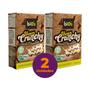 Imagem de Kit c/ 2 Cereal Matinal Orgânico Sem Glúten Cacau e Caramelo biO2 Vegan Crunchy 200g