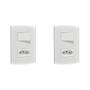 Imagem de Kit C/2 - Conjunto Peesa Alfa 1543A 1 Interruptor Sim.Tom...