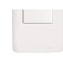 Imagem de Kit C/2 - Conjunto Perlex Aros 4X2 Branco Com Placa(1Para...