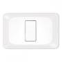 Imagem de Kit C/2 - Conjunto Pial Pop 1Paralelo 10A Lgx020 Branco
