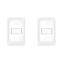 Imagem de Kit C/2 - Conjunto Pial Pop 1Paralelo 10A Lgx020 Branco