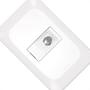 Imagem de Kit C/2 - Conjunto Pial Pop Conector P/Ant.Tv Lgx060 Branco