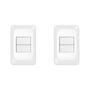 Imagem de Kit C/2 - Conjunto Pial Pop Modulo Com Placa 4X2 - 1 Simp...