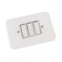 Imagem de Kit C/2 - Conjunto Radial Pollar 1901008 3 interruptores ...