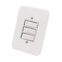 Imagem de Kit C/2 - Conjunto Radial Pollar 1901008 3 interruptores ...