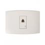Imagem de Kit C/2 - Conjunto Soprano Ilus 4X2 Branco Com Placa(1Rj1...