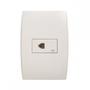 Imagem de Kit C/2 - Conjunto Soprano Ilus 4X2 Branco Com Placa(1Rj1...