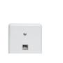Imagem de Kit C/2 - Conjunto Tomada Fone Perlex''Branca''Com Placa(...