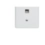 Imagem de Kit C/2 - Conjunto Tomada Fone Perlex''Branca''Com Placa(...