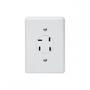 Imagem de Kit C/2 - Conjunto Tomada Fone Perlex''Branca''Com Placa ...