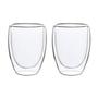 Imagem de Kit C/2 Copos Doppio De Vidro Parede Dupla P/Bebidas 350ml