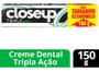 Imagem de Kit c/ 2 Creme Dental Com Fluor Tripla Protecao Menta 150g