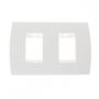 Imagem de Kit C/2 - Espelho Placa Peesa Alfa P1504 4X2 2Modulo Dist...