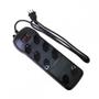 Imagem de Kit C/2 - Filtro Linha Qualitronix 8 Tomada(s) Bivolt Preto