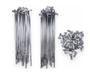 Imagem de Kit C/ 2 Jogos Raio 4mm Zincado Dianteiro+ Traseiro Honda Biz 125/110/100 e Pop 100/110