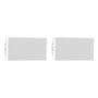 Imagem de Kit C/2 - Modulo Peesa Alfa 1402B 1 Paralelo  Branco