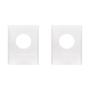 Imagem de Kit C/2 - Modulo Pial Pop 1Furo Lg20F Branco