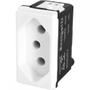 Imagem de Kit C/2 - Modulo Pial Pop Branco 1 Tomada 20A Lg03020