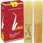 Imagem de Kit c/ 2 palhetas java red cut n.2 p/sax alto sr262r vandoren
