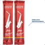 Imagem de Kit c/ 2 palhetas java red cut n.3 sax alto sr263r vandoren