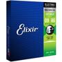 Imagem de Kit c/ 2 pctes cordas 009 custom light p/ guitarra c/ revestimento optiweb 19027 elixir 12091