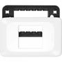 Imagem de Kit C/2 - Placa Pial Pop Branca 4X2(2Modulo Horizontal) L...