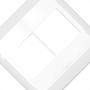 Imagem de Kit C/2 - Placa Pial Pop Branca 4X4 - 2 Modulos+2 Modulos...