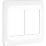 Imagem de Kit C/2 - Placa Pial Pop Branca 4X4 (3+3 Horizontal) Lgp46