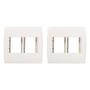 Imagem de Kit C/2 - Placa Soprano Ilus 4X4 (2 Modulos Duplo)  5Tg99031