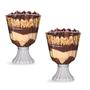 Imagem de Kit C/2 Taça Confeiteiro Com Pedestal Removivel 18,5X14,5Cm