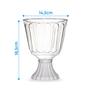 Imagem de Kit C/2 Taça Confeiteiro Com Pedestal Removivel 18,5X14,5Cm