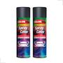 Imagem de Kit C/2 Tinta Spray Automotivo Colorgin Preto Fosco - 300ml