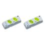 Imagem de Kit C/2 - Tomada Barra Fiolux   Dupla 20A 2 Polos+Terra C...