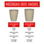 Imagem de Kit c/ 2 Vaso De Planta Polietileno Jardim Varanda Cônico CD10