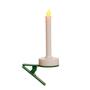 Imagem de Kit C/2 Velas Pregadores Vrd/bco 10x3x3cm 1110451 Hubme - Cromus