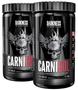 Imagem de Kit c/ 2 whey protein proteina de carne dk carnibol sabor chocolate 900g