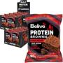 Imagem de Kit c/ 20und Protein Brownie Double Chocolate Zero BELIVE 40g