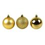 Imagem de Kit C/24 Bolas De Natal 3cm 4 Modelos Sortidos - Cores