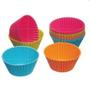 Imagem de Kit C/24 Forminhas Silicone Mini Bolos Cupcake Pudim Gelatina