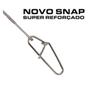 Imagem de Kit C/25 Leader Chicote Fio De Aço Snap Girador Nickel 23cm XV3194