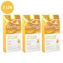 Imagem de Kit c/ 3 caixas de folhas para depilação facial natural depilflax c/24 unid cada