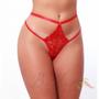 Imagem de Kit c/ 3 Calcinhas Vanessa Sensual Fio Dental String em Renda R1022 - Bella e Ousada