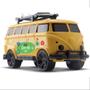 Imagem de Kit C/ 3 Carrinhos Miniatura Fusca Kombi Brasilia Sweel Car C/ Prancha De Praia - Orange Brinquedos