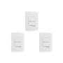 Imagem de Kit C/3 - Conjunto Peesa Alfa 1505B 2 interruptores Paral...