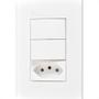 Imagem de Kit C/3 - Conjunto Peesa Alfa 1548B 2 interruptores Par.T...