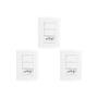 Imagem de Kit C/3 - Conjunto Peesa Alfa 1548B 2 interruptores Par.T...